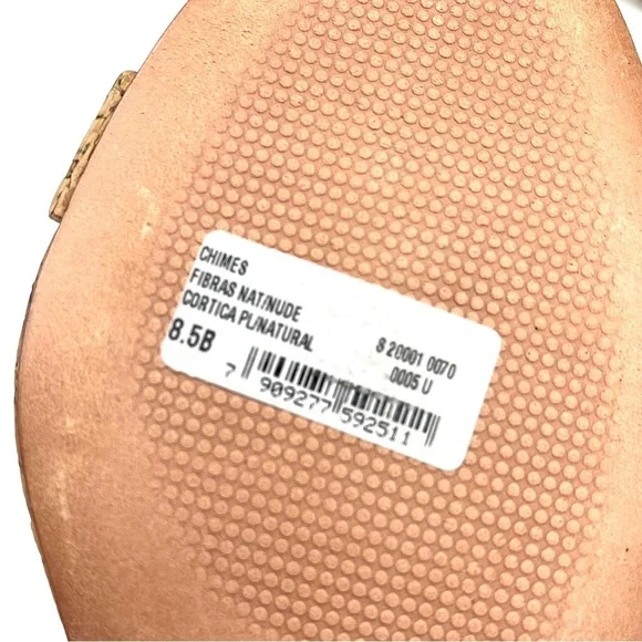 New Schutz Chimes Ankle Strap Block Heel Cork Sandals size 8.5 - Picture 8 of 8